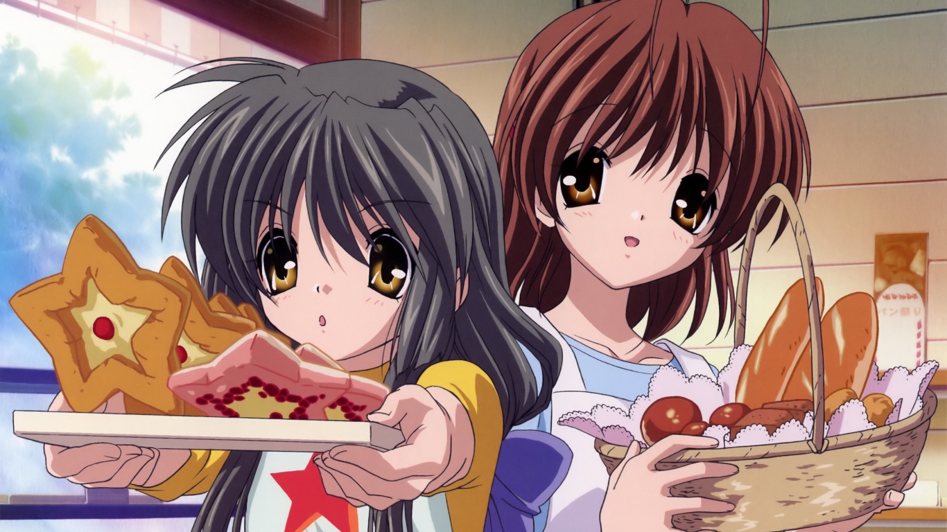 Угощение в аниме Кланнад