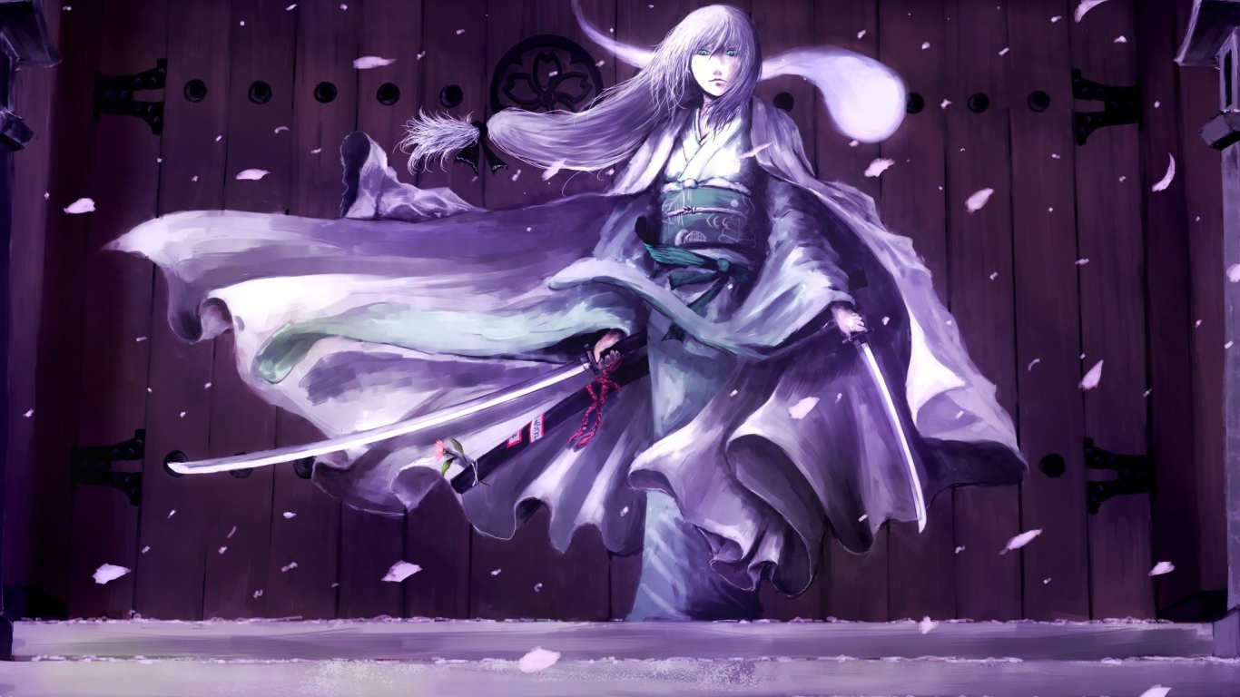 Девушка самурай, аниме