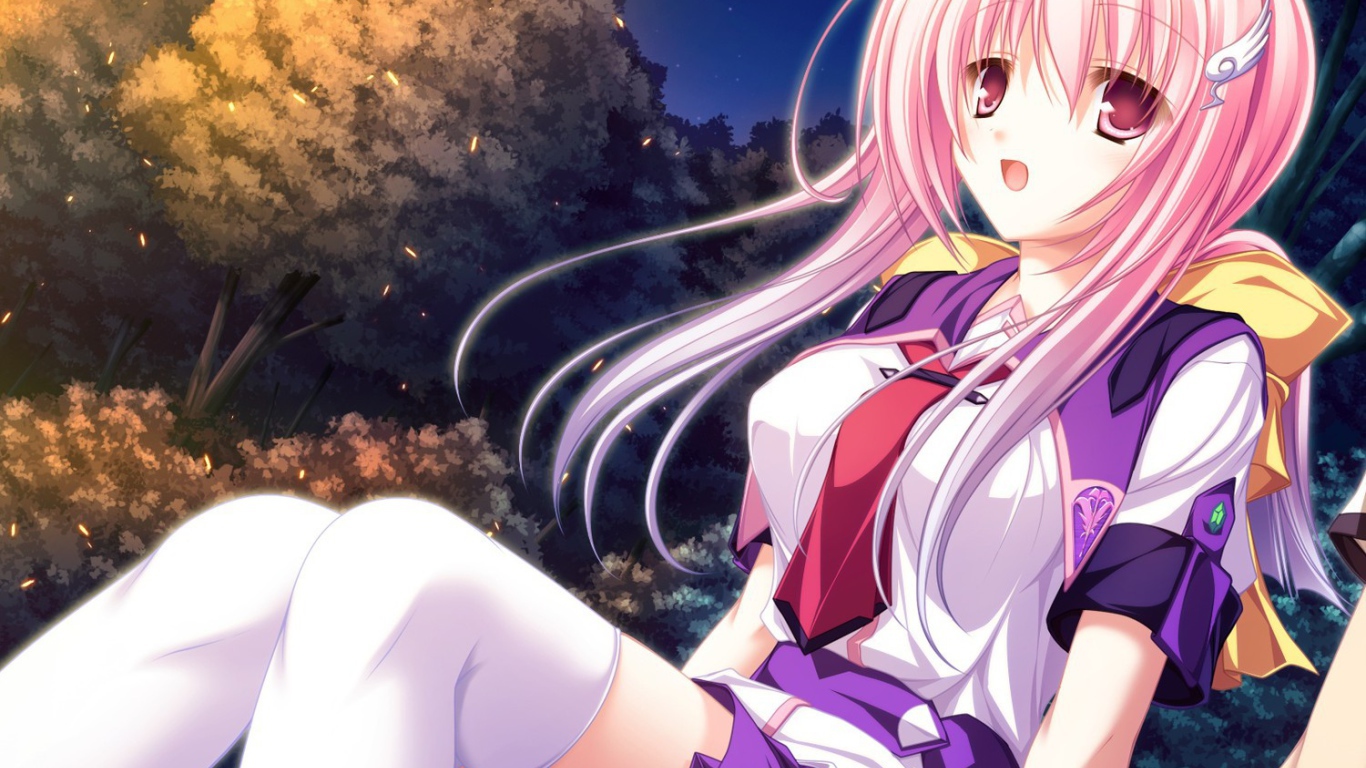 Школьница Мики из аниме Мост в звездное небо