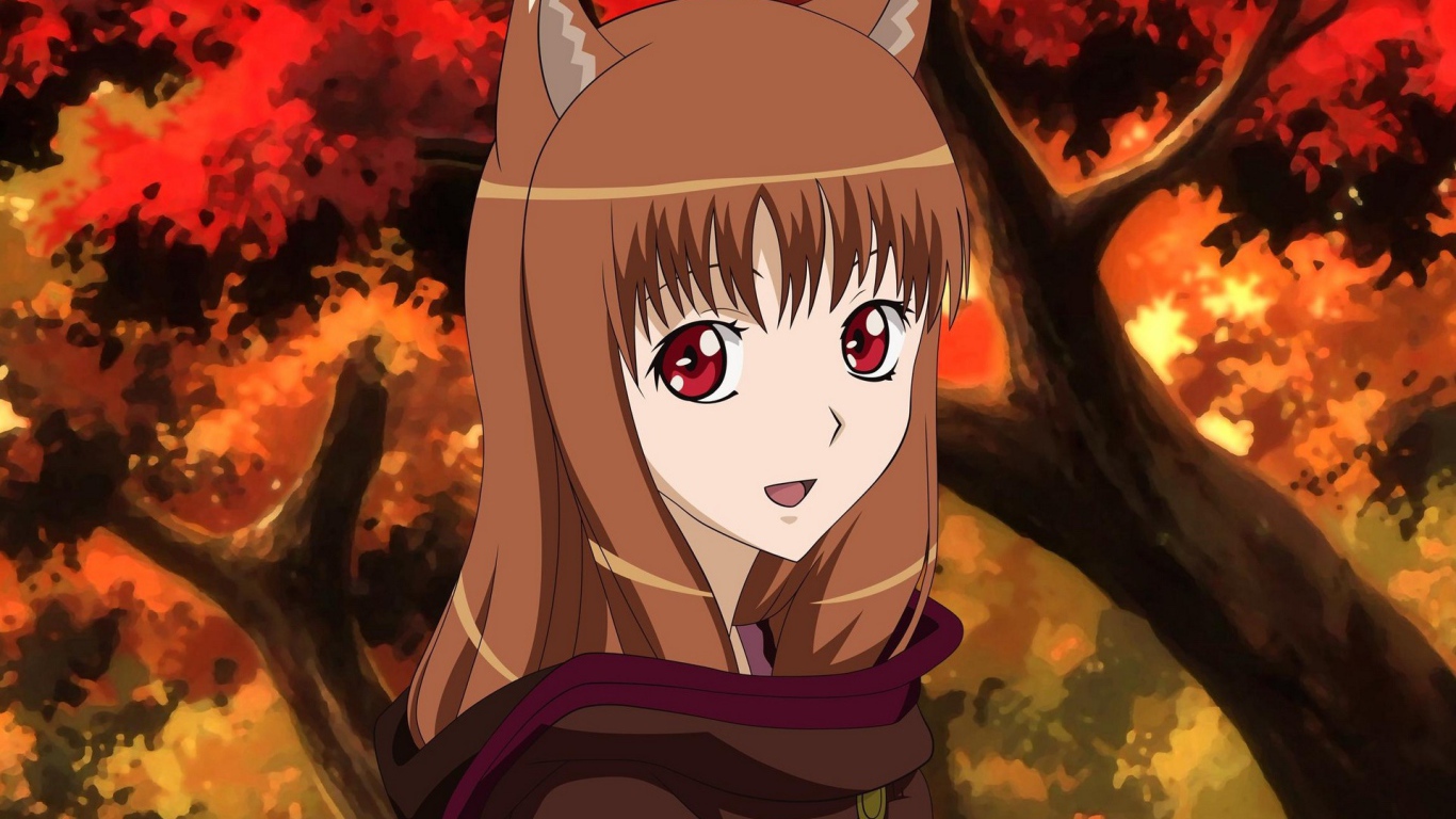 Главная героиня аниме Волчица и пряности