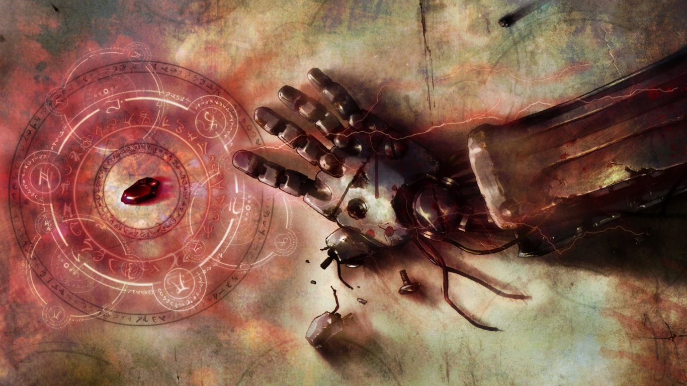 Рука робота, аниме Стальной алхимик