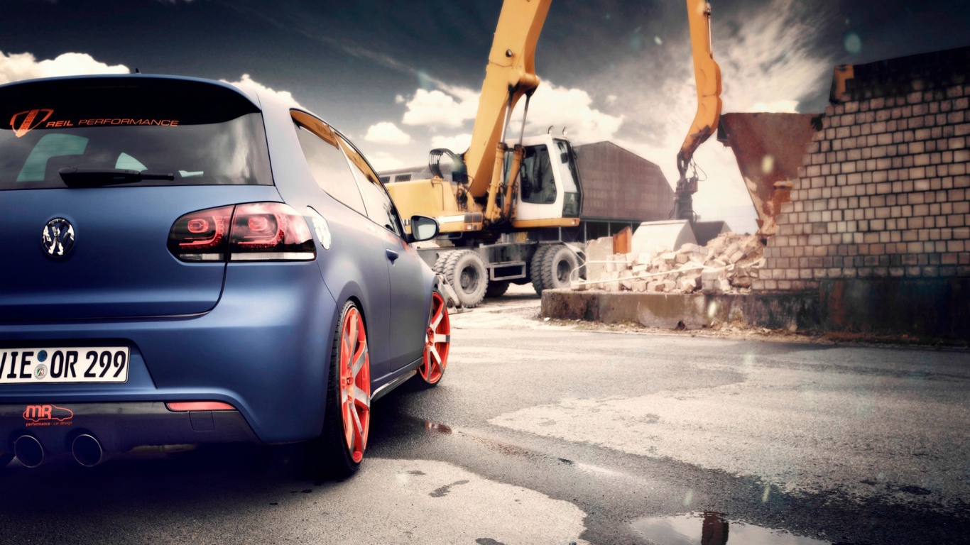 Маленький и большой автомобиль