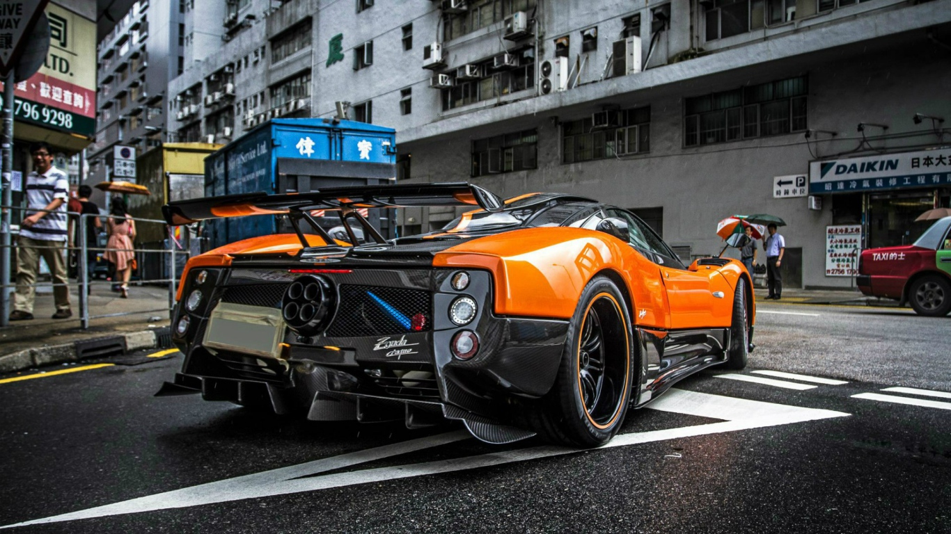 Сильный автомобиль Pagani Zonda Cinque