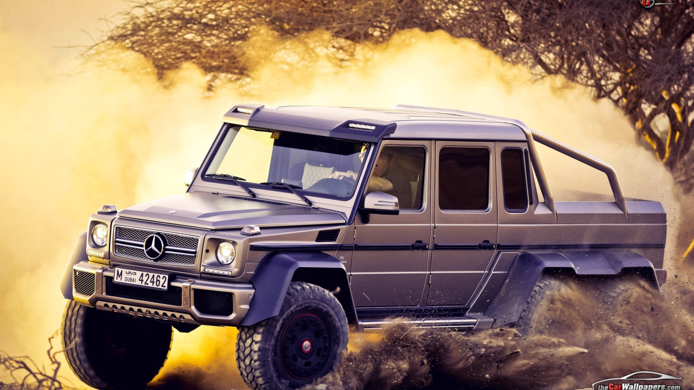 Мощный внедорожник Мерседес Gelenvagen