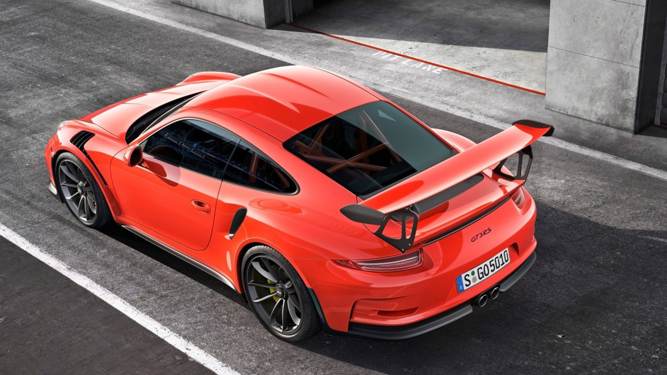 Светло красный Porsche 911 GT3 RS