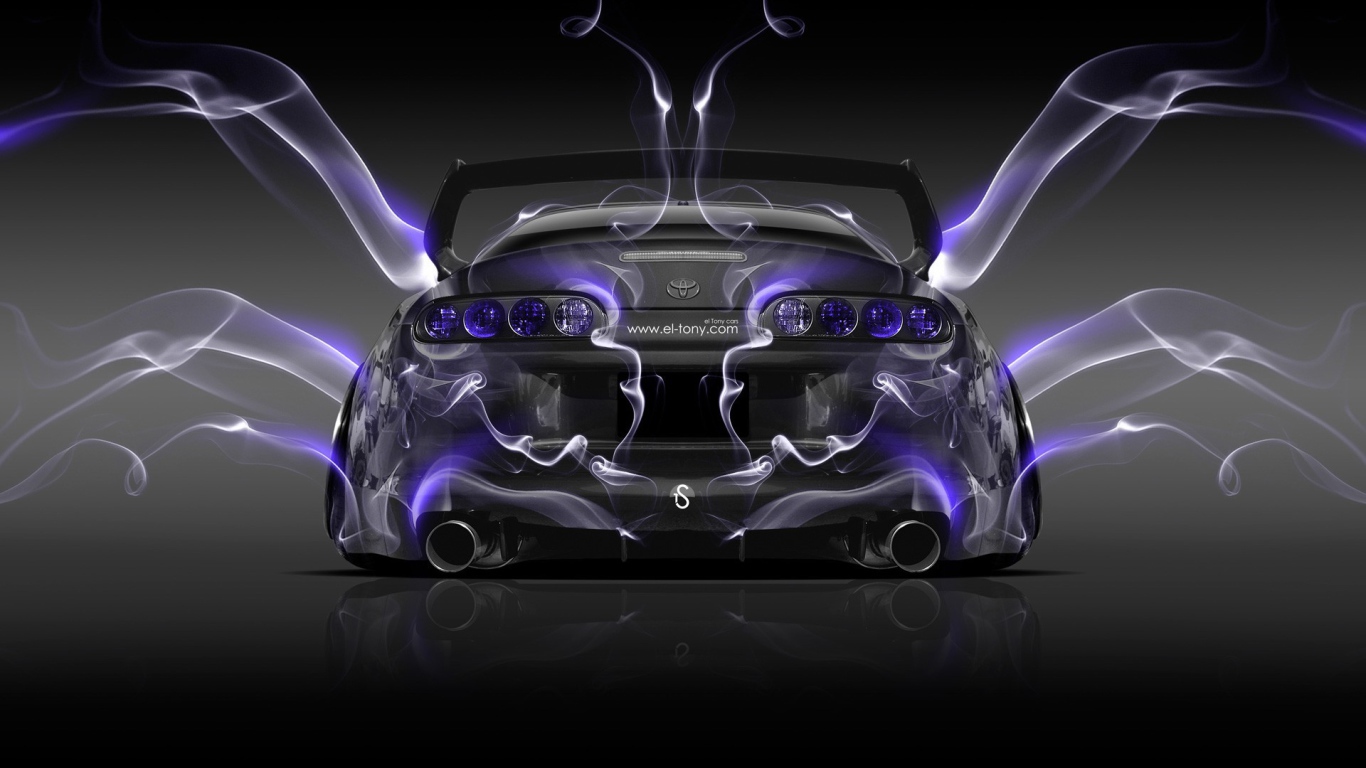 Голубая энергия Toyota Supra