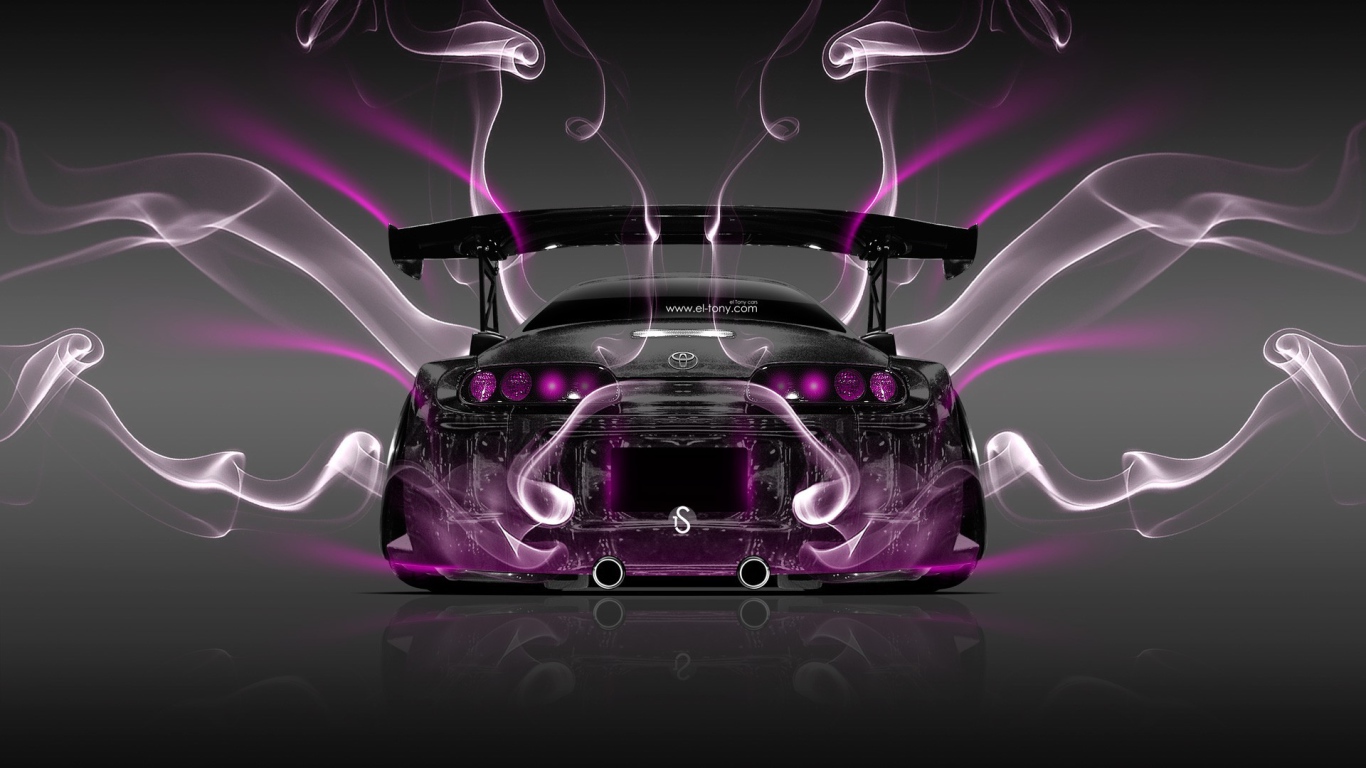Фиолетовая энергия Toyota Supra