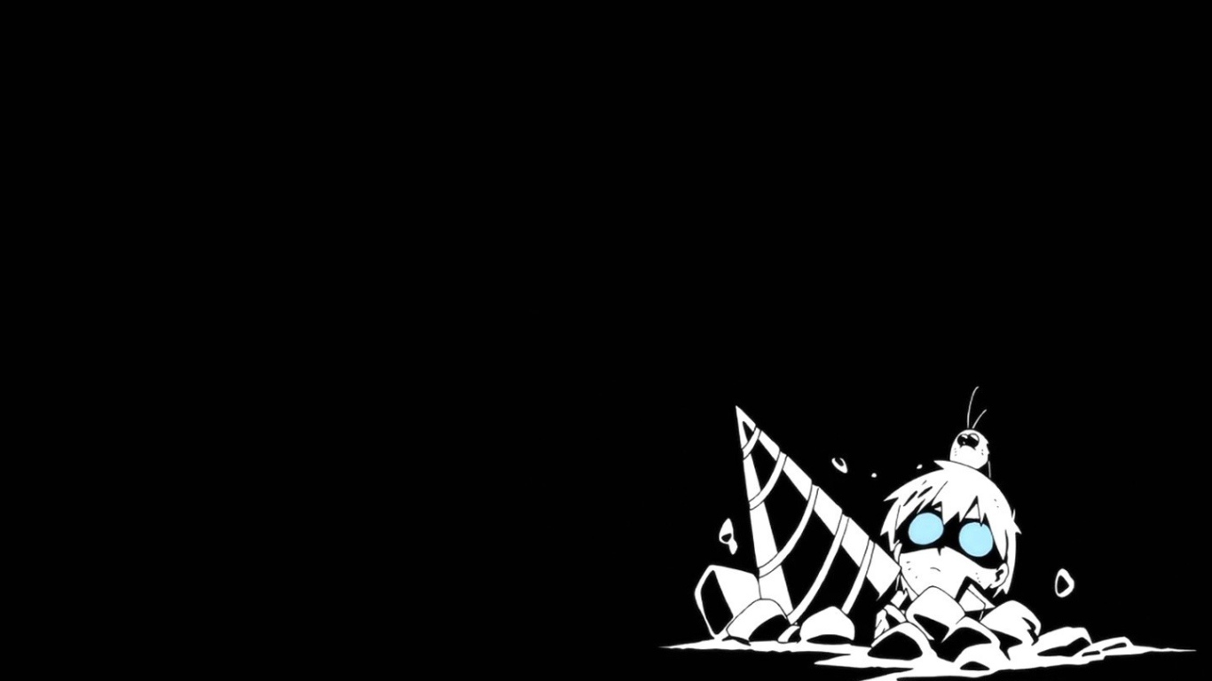 Черный фон, аниме Гуррен-Лаганн