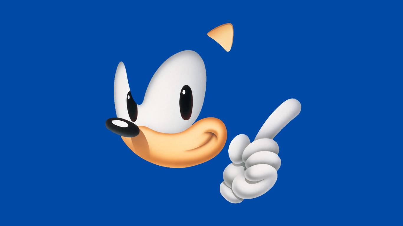 Голубой фон Sonic Riders