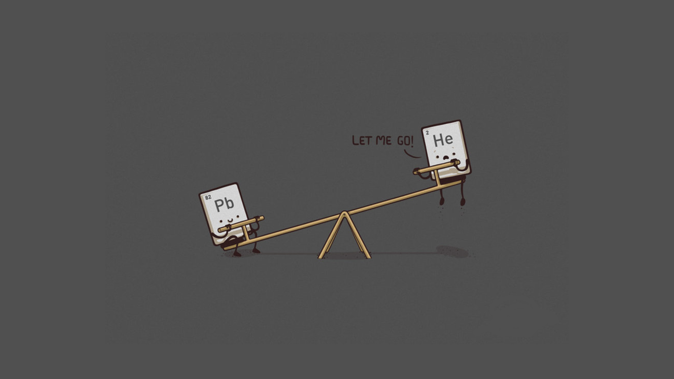 Химические элементы, серый фон