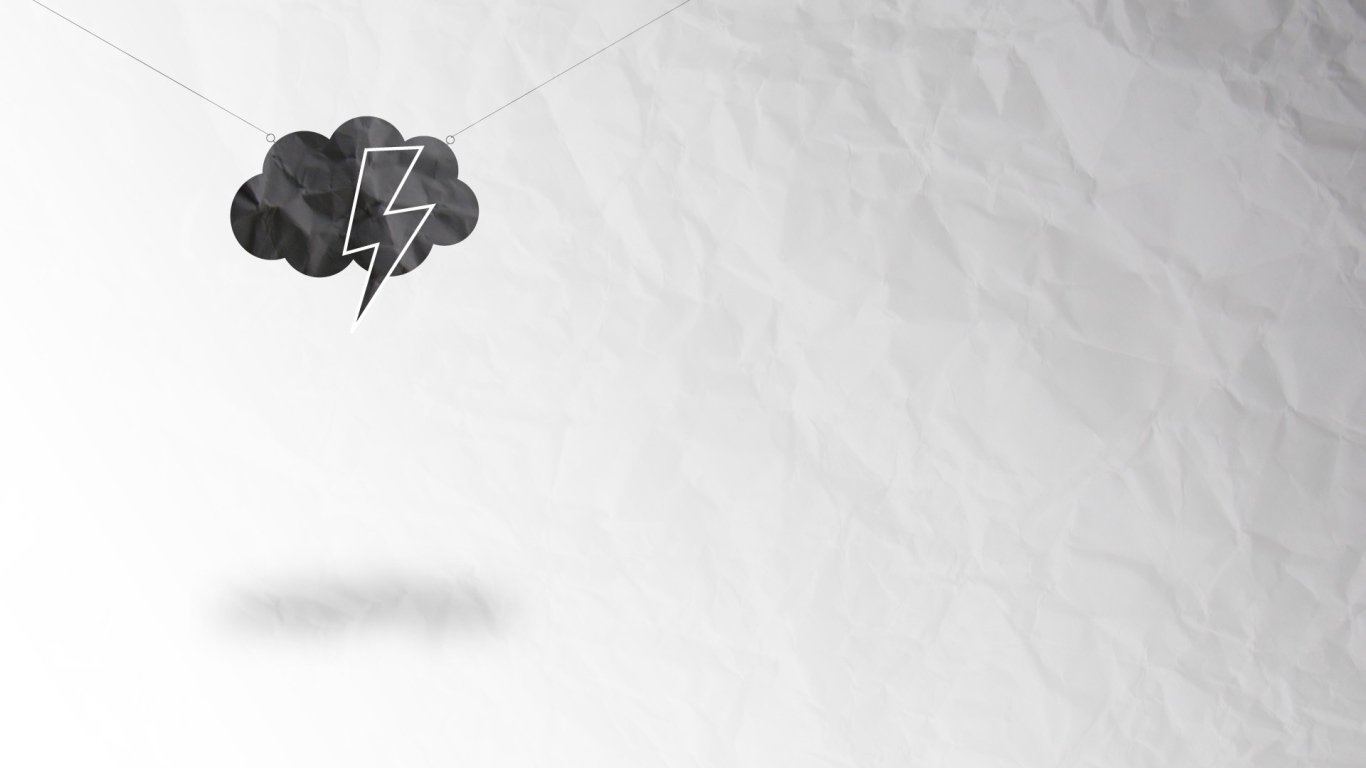 Туча с молнией, фон