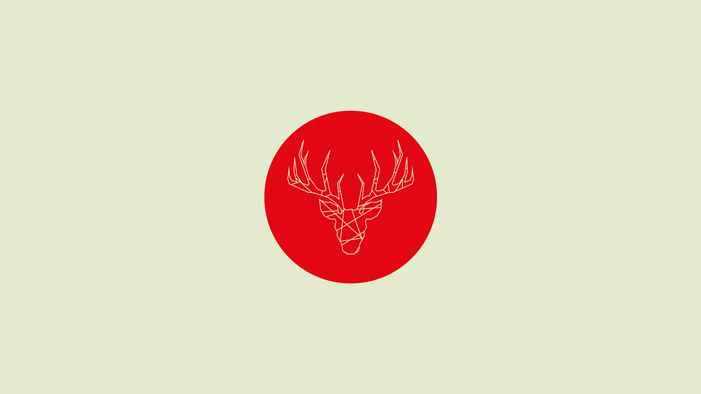 Олень на флаге Японии