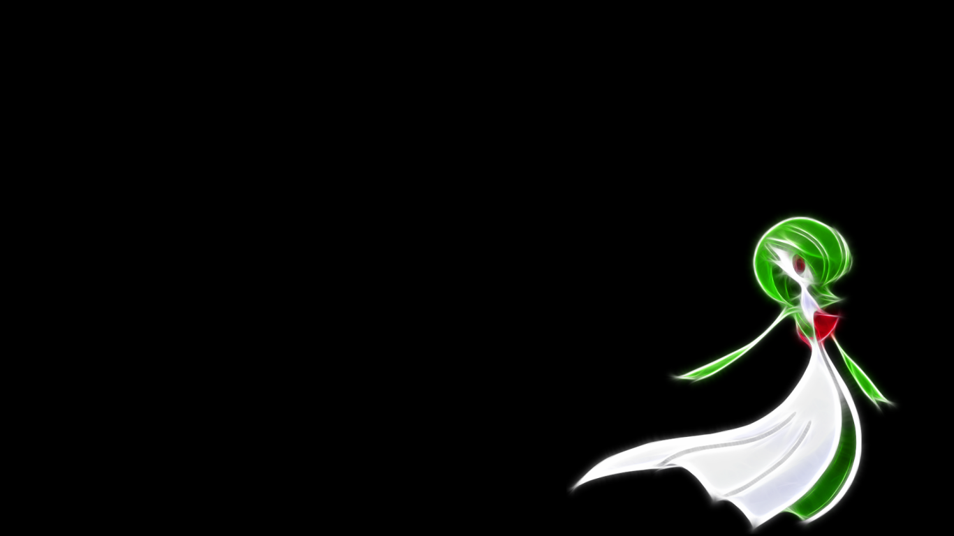 Гардевуар на черном фоне