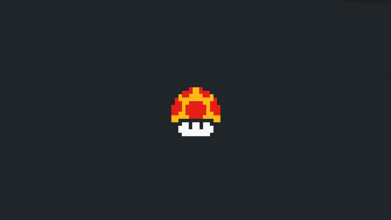 Серый фон, игра Super Mario Bros