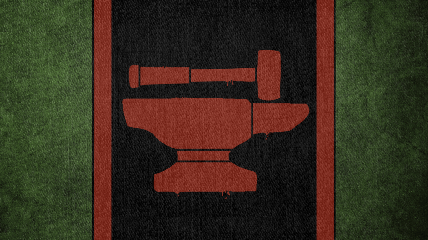 Молот и наковальня, фон