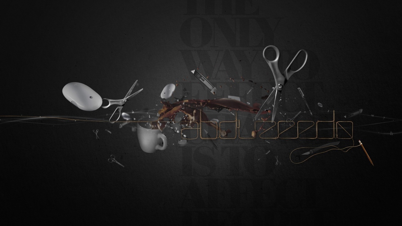 Бытовые инструменты, серый фон