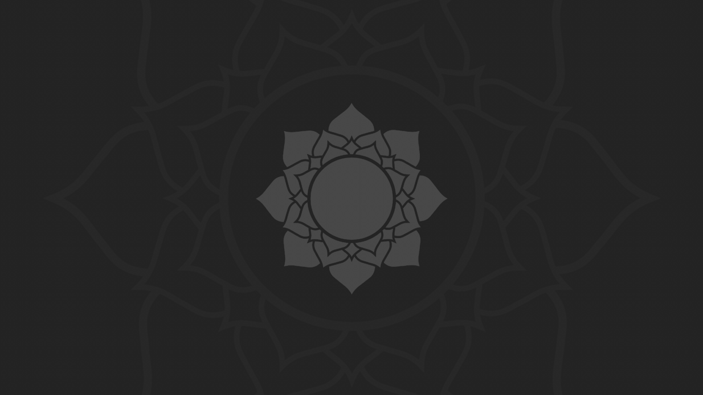 Цветок лотоса, темно серый фон