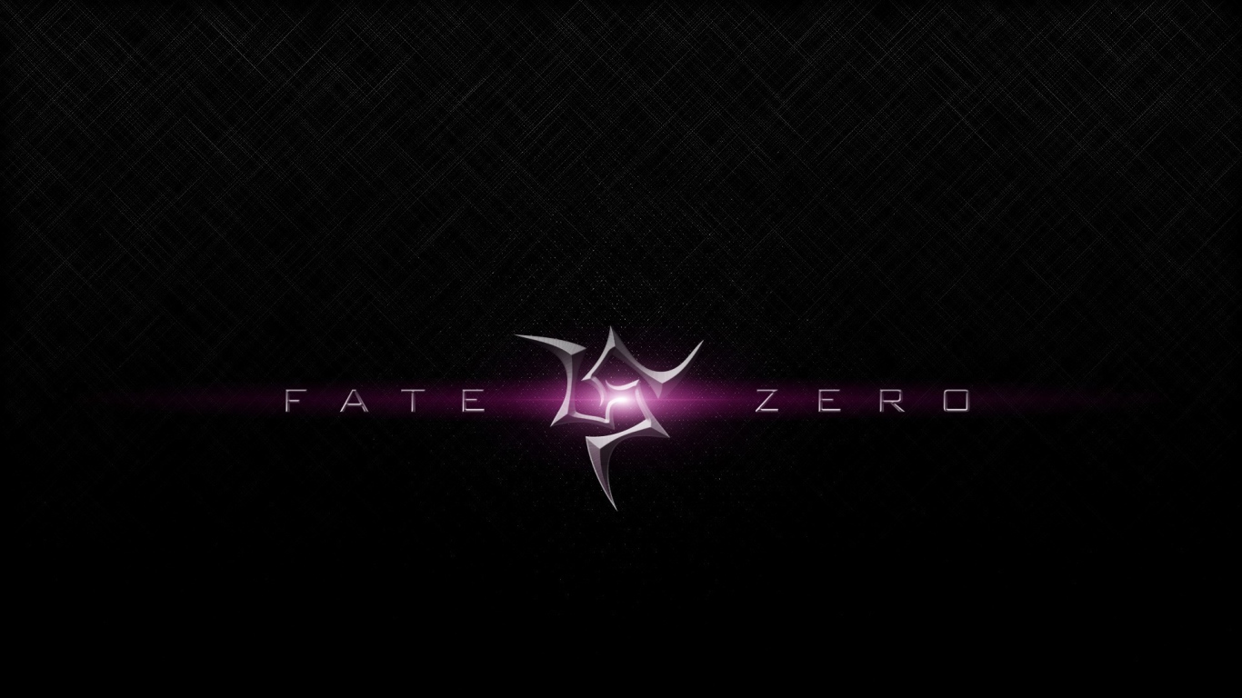 Розовые буквы, аниме Fate-Zero