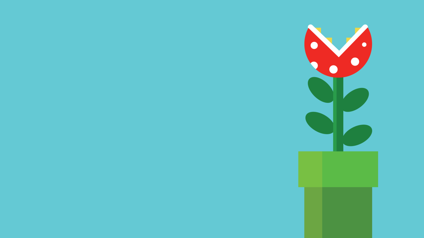 Хищный цветок, игра Super Mario Bros