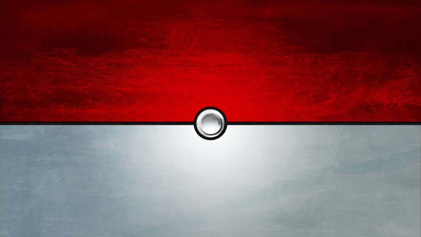 Красно белый фон, игра Pokémon