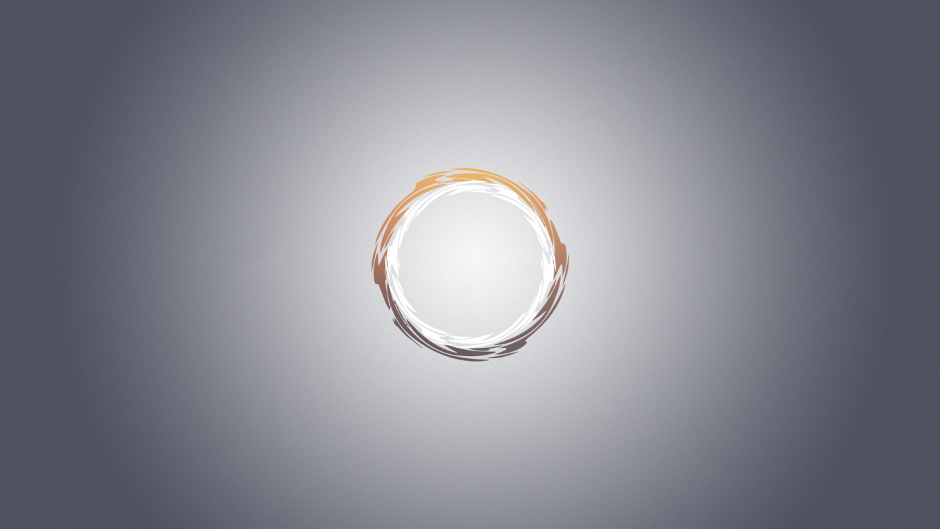 Кольцо на сером фоне