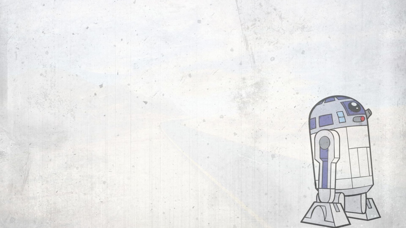 Робот из Звездных войн, светлый фон