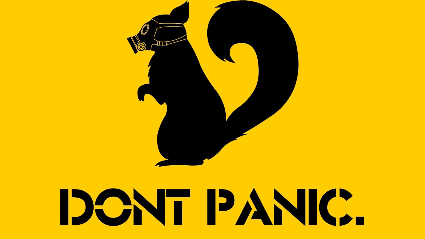 Белка в маске, не паниковать