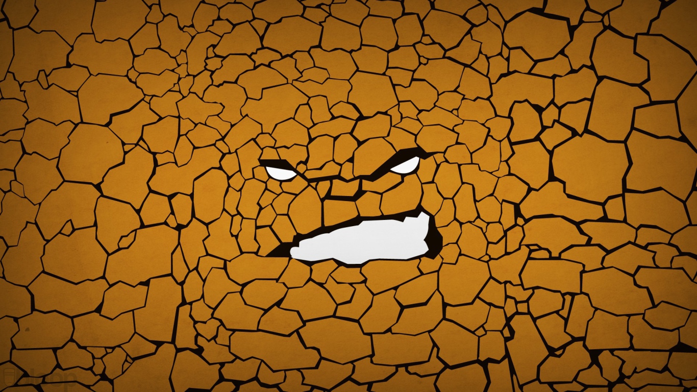 Каменный человек, фон