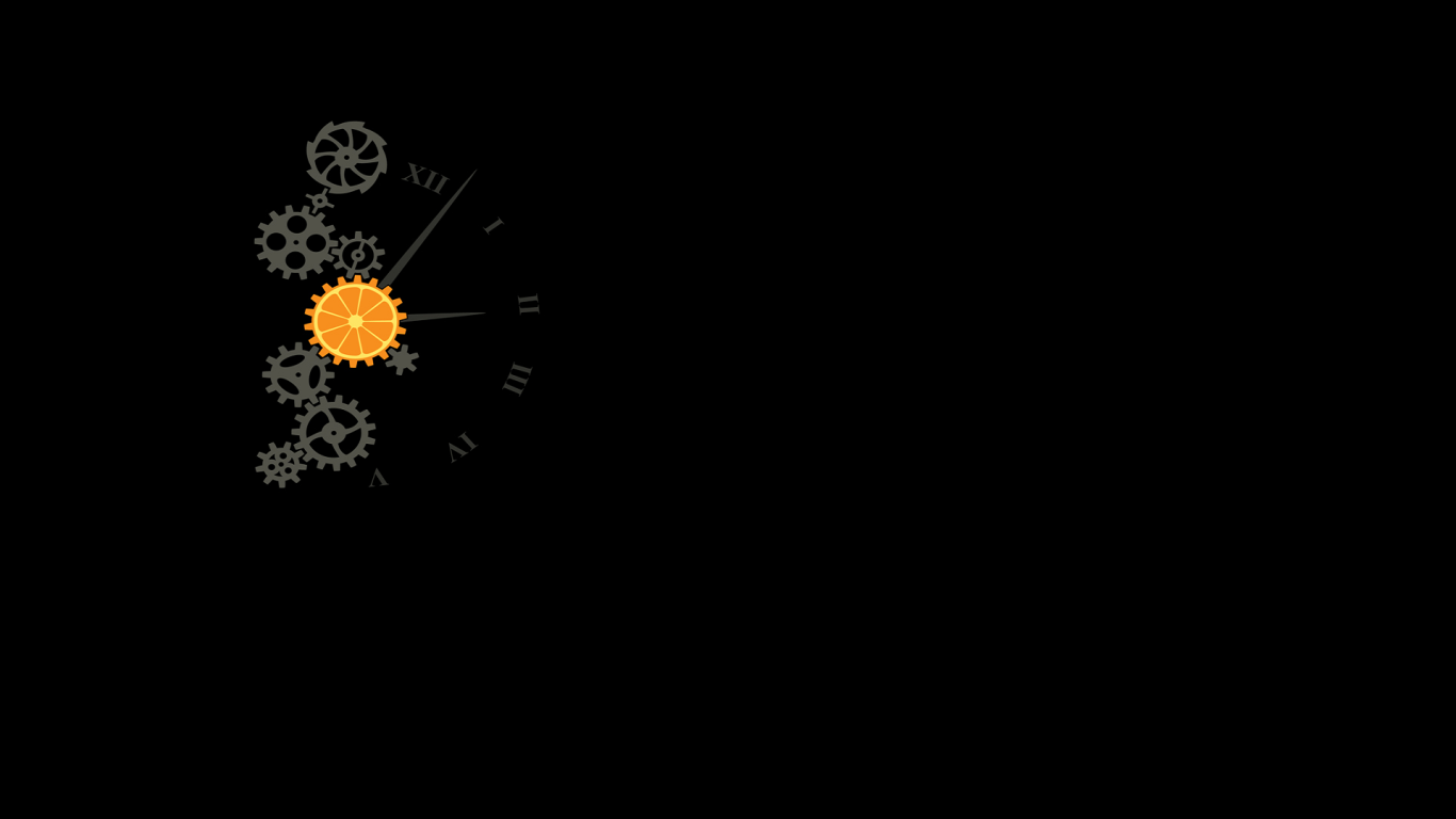 Циферблат с апельсиновой шестеренкой