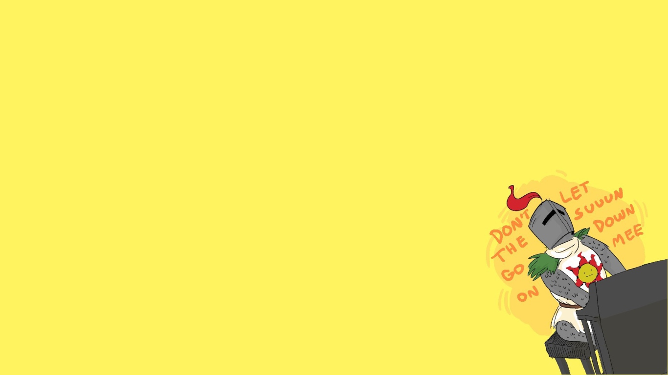 Игра Dark Souls, желтый фон