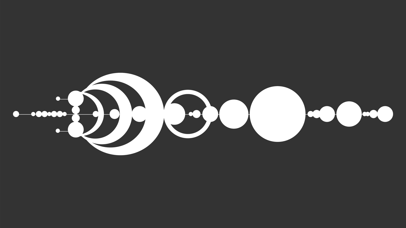 Геометрический орнамент, серый фон