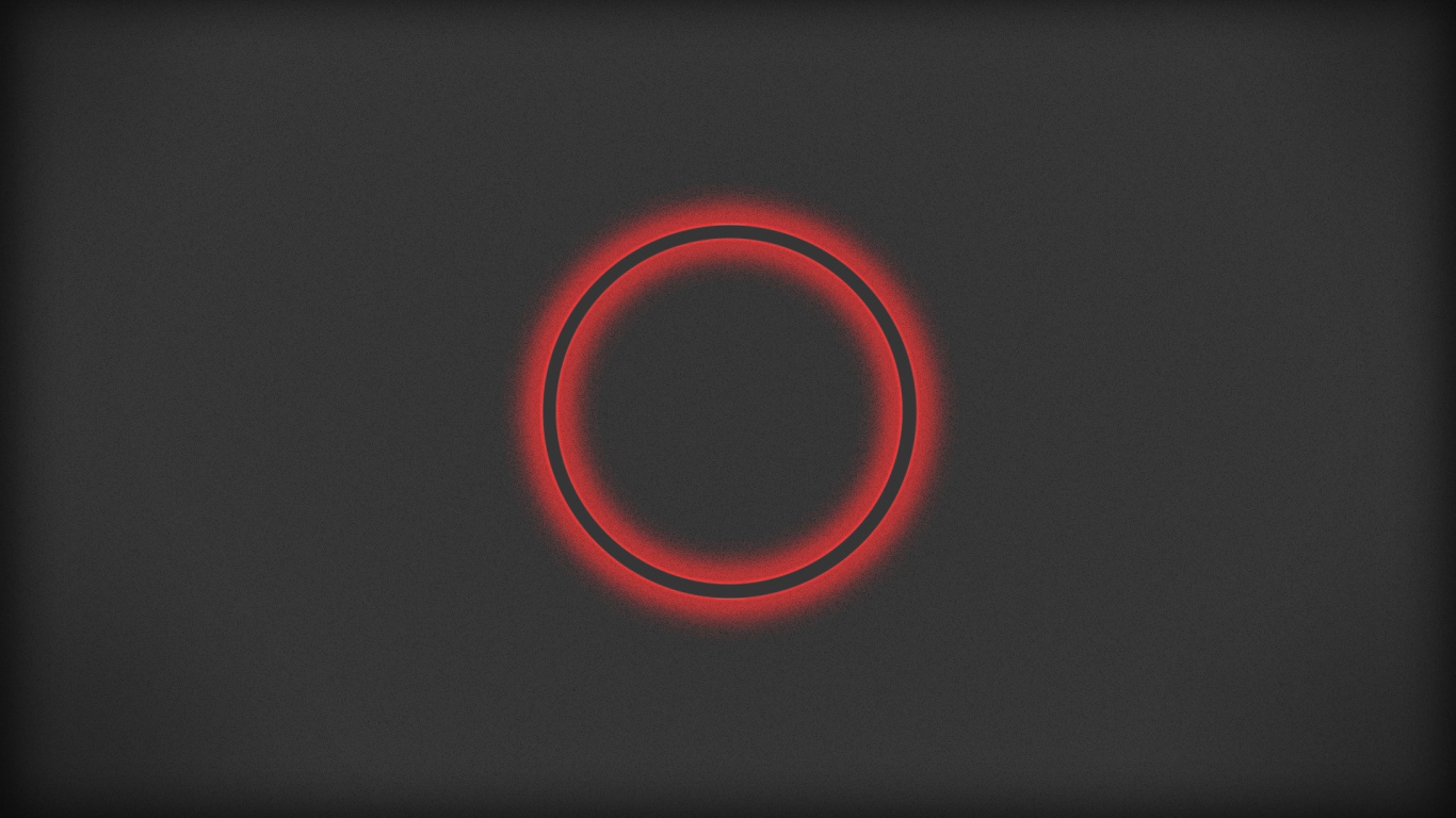 Красный круг на сером фоне