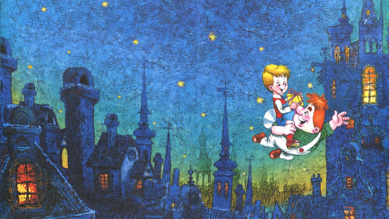 Мультфильм Малыш и Карлсон