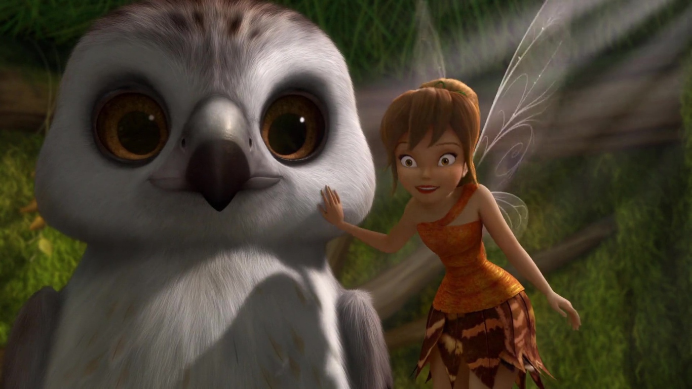 Fairy girl with owl
