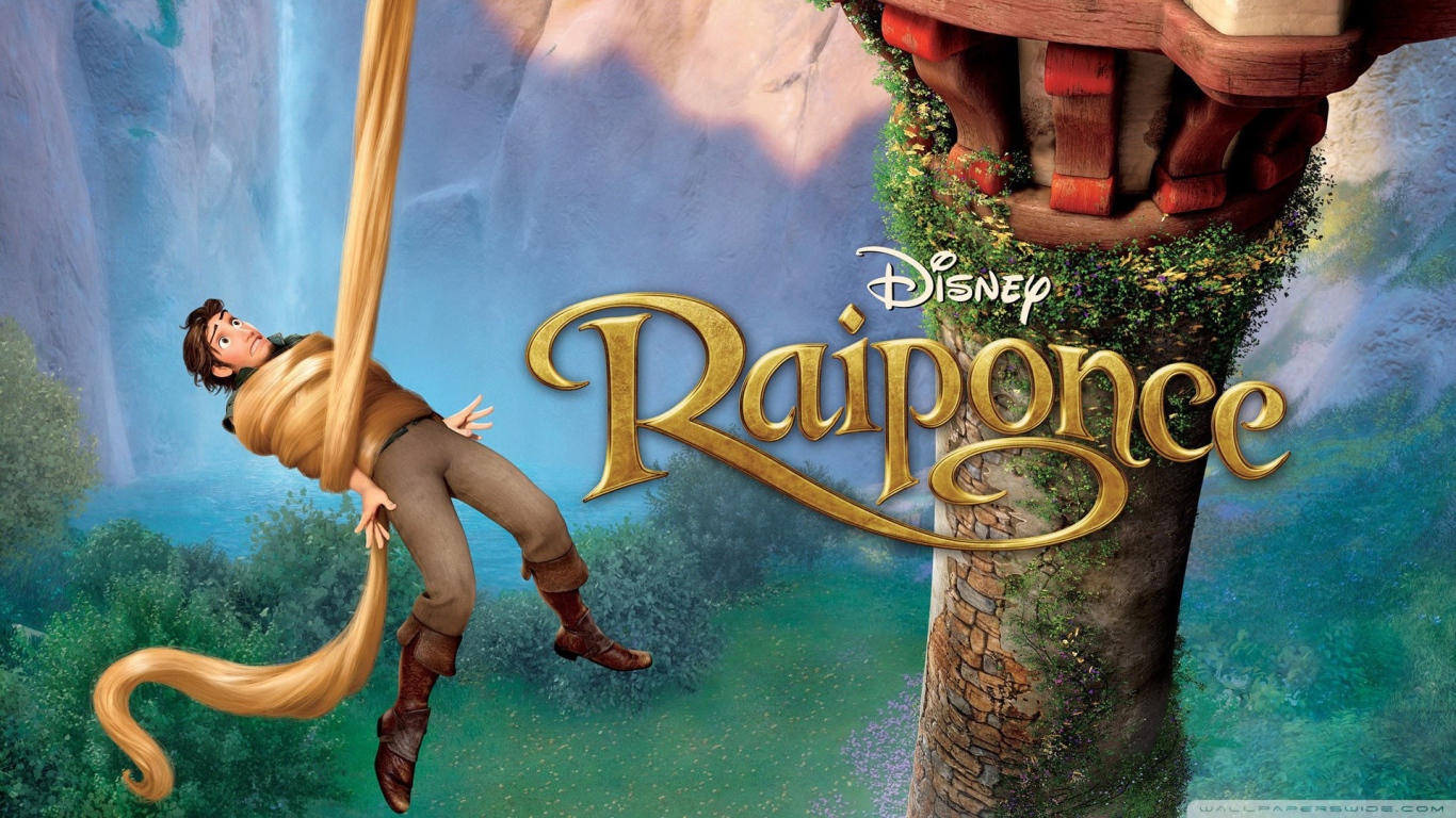 Принц на постере мультфильма Рапунцель