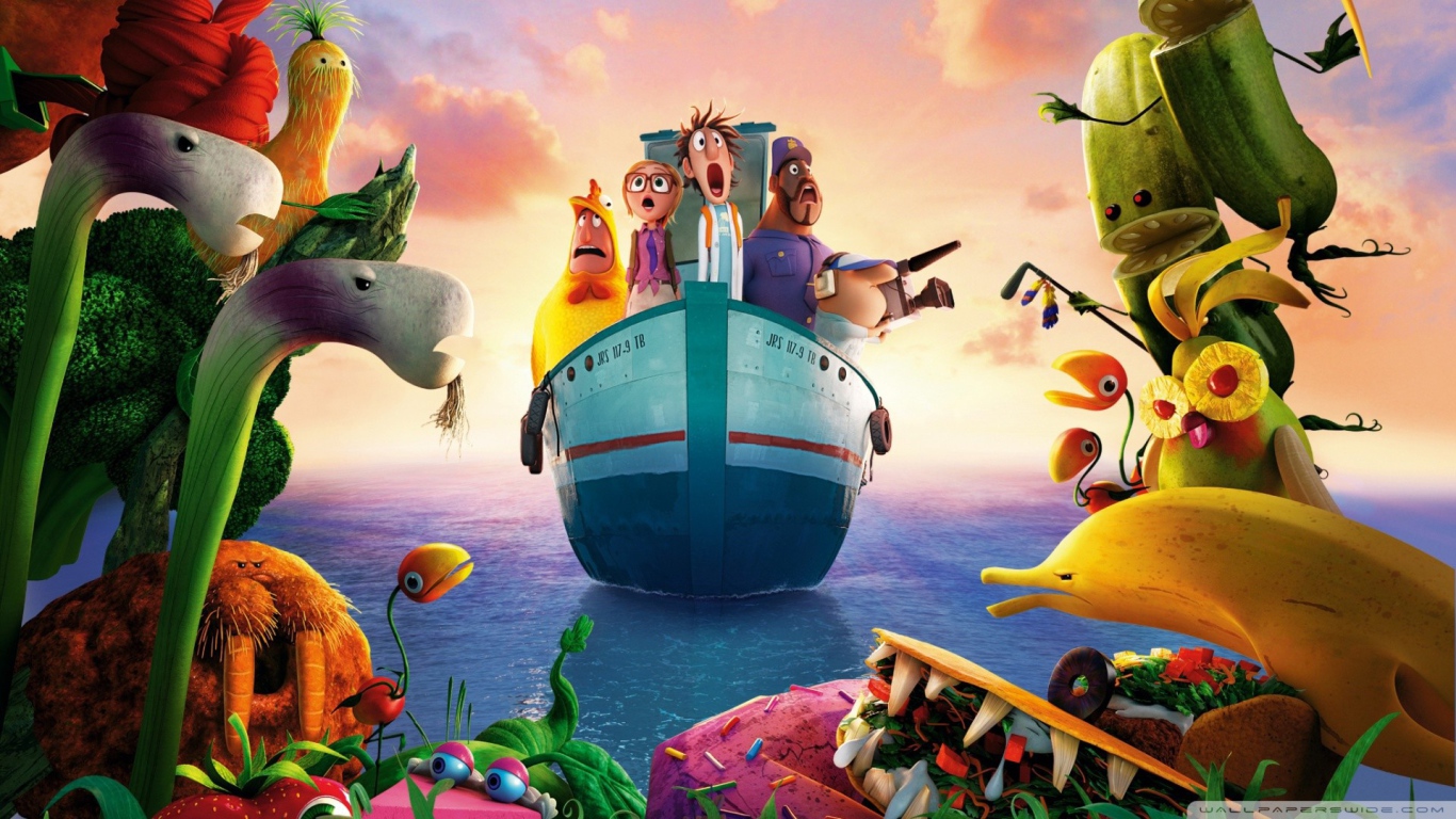 Путешественники прибыли в экзотическую страну, мультфильм