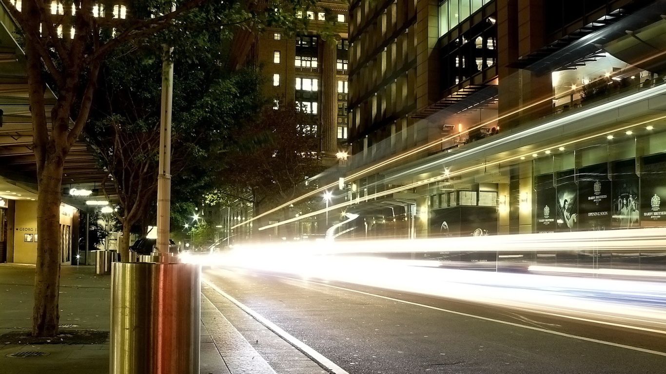 Свет оставленный автомобилями