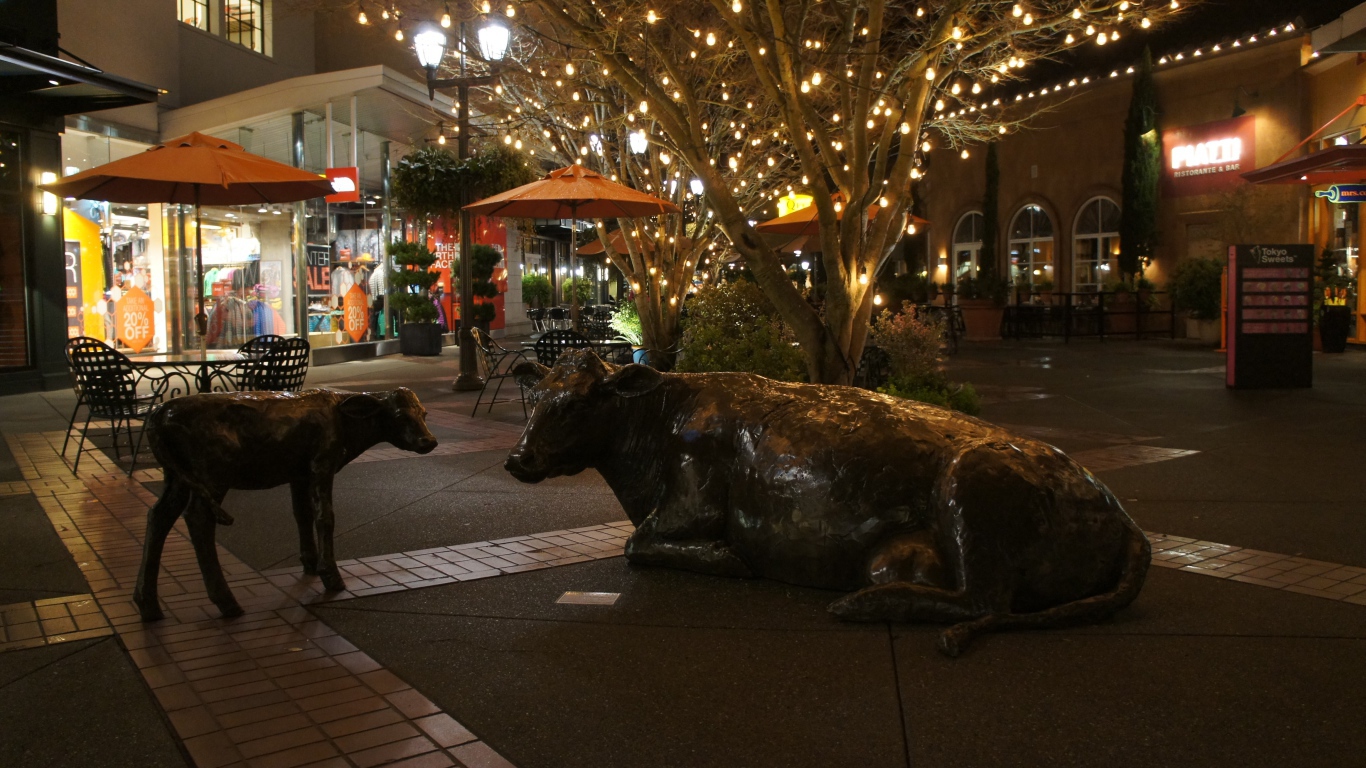 Скульптуры на улице Сиэтла
