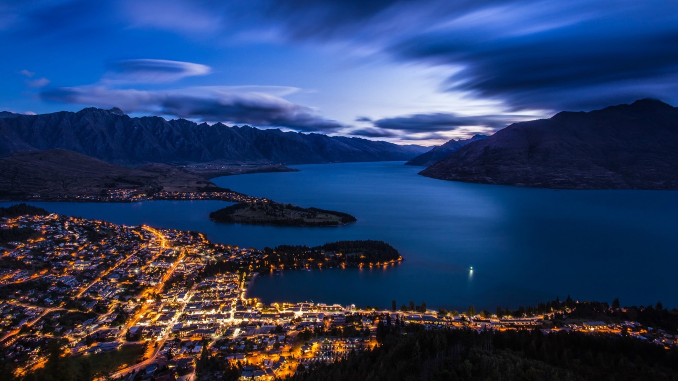 Городок в Новой Зеландии