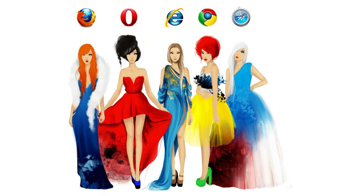 Если бы браузеры были девушками