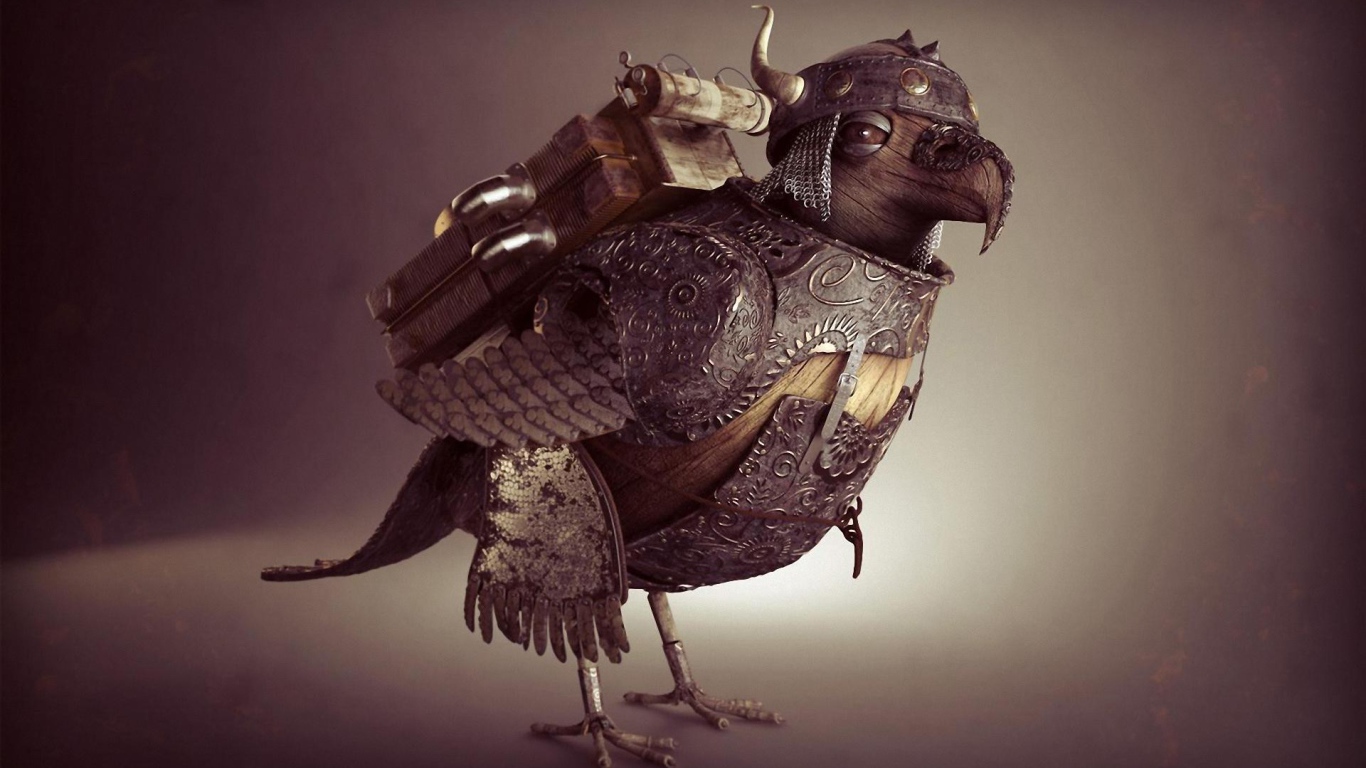 Птица в боевой броне