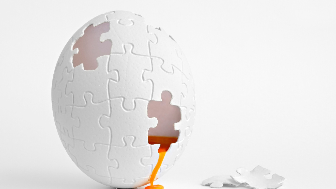 Яйцо из пазлов