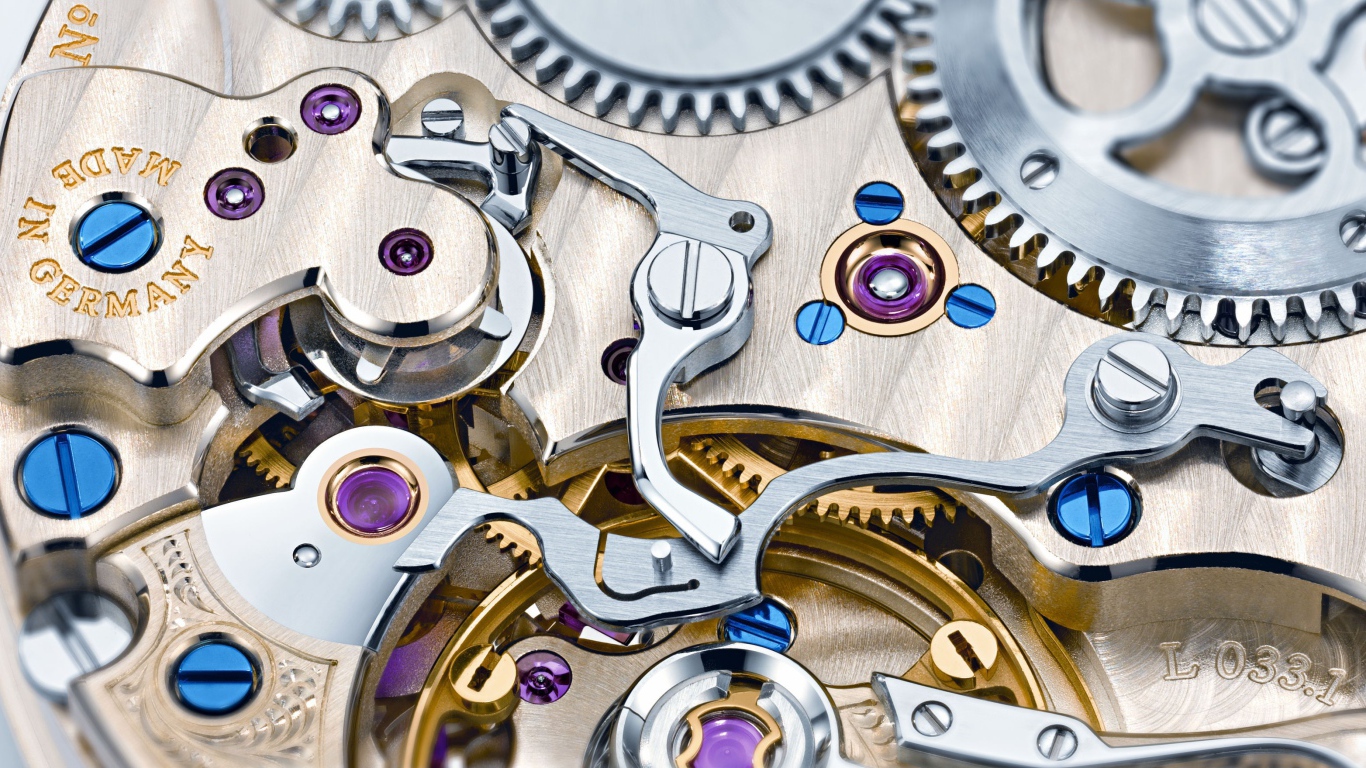 Элементы механизма дорогих часов