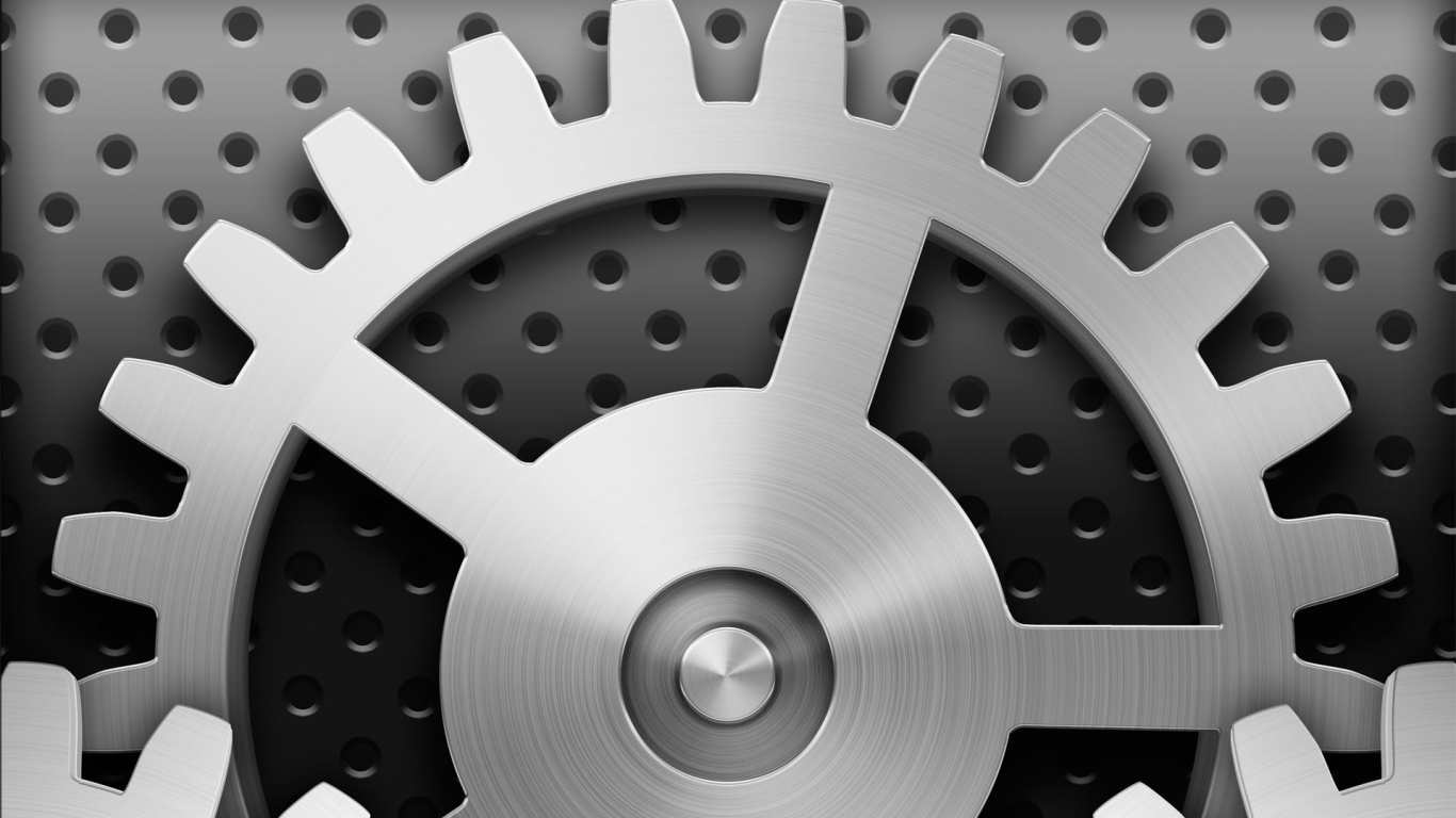 Шестеренки из белого металла