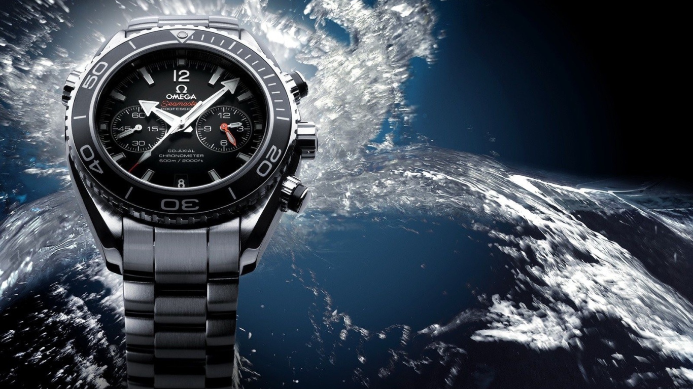 Водонепроницаемые дорогие часы Омега