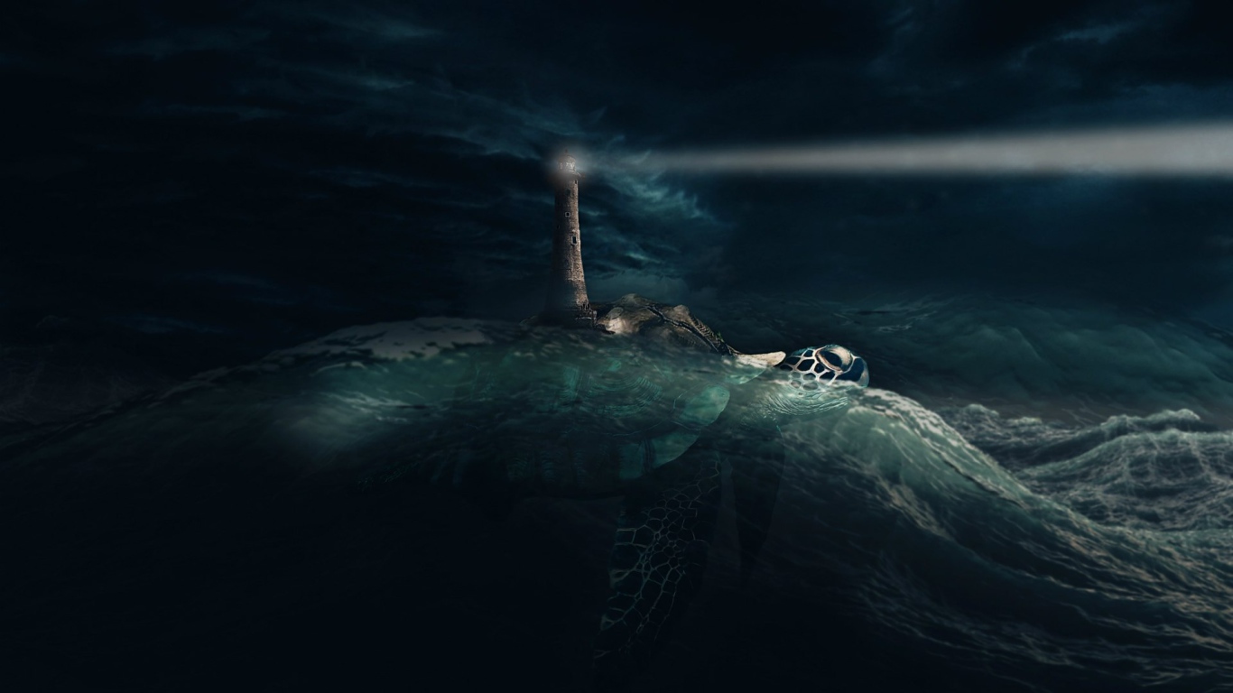 Луч маяка в ночи