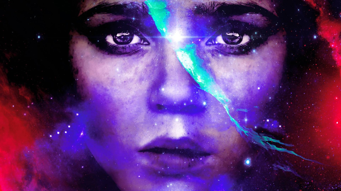 Грустная звездная девушка