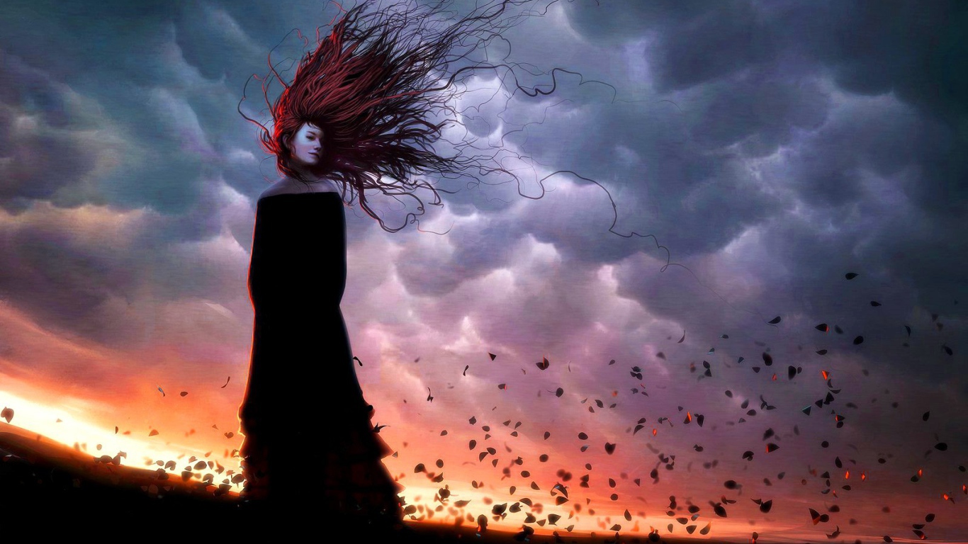 Могучая ведьма за работой