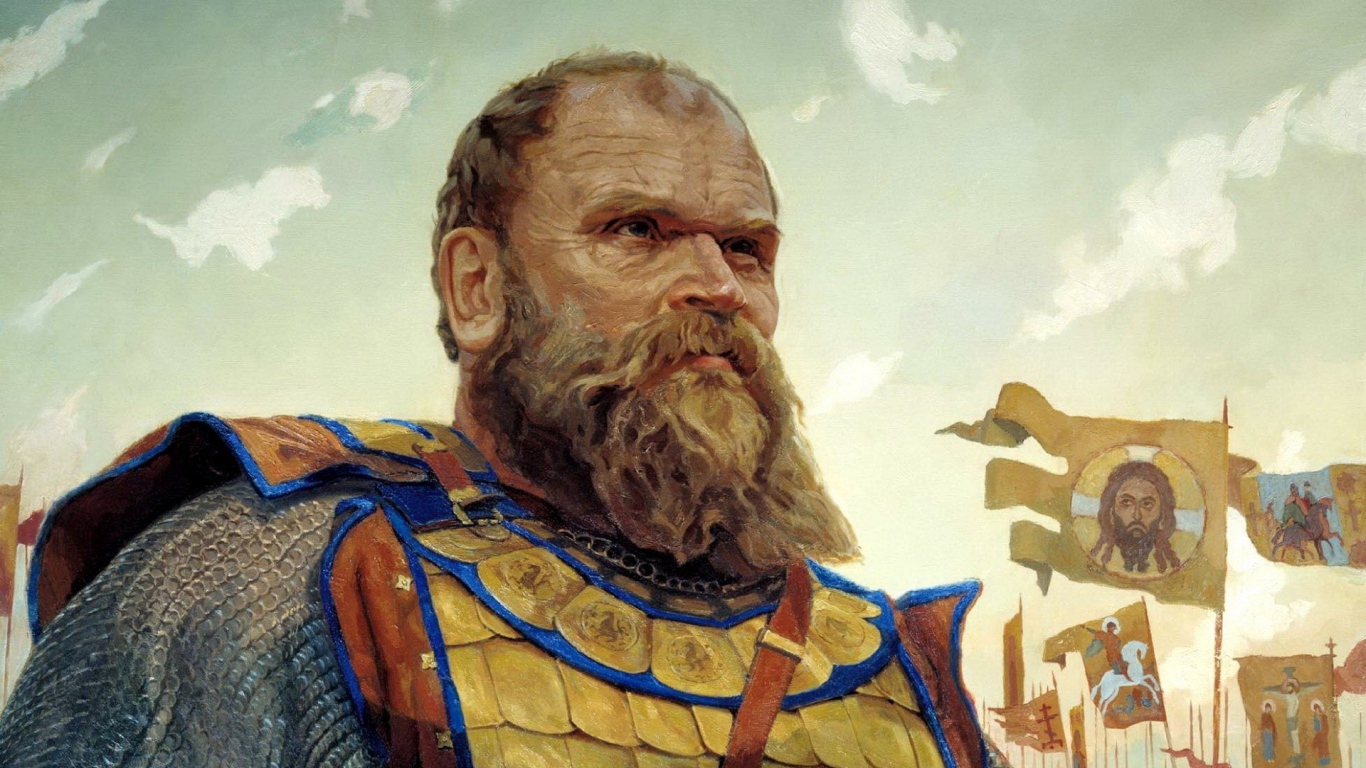 Картина Герой Куликовской битвы