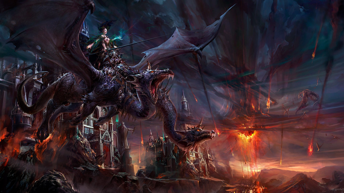 Чародейка оседлала дракона, фэнтези